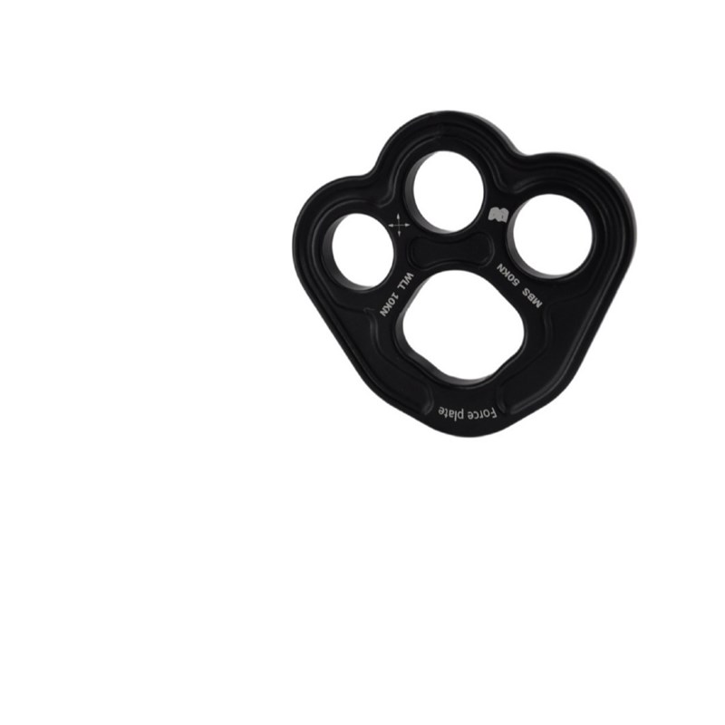 分绳器绳索分力板承重分锚器登山装备指力板攀岩50KN四孔分力板