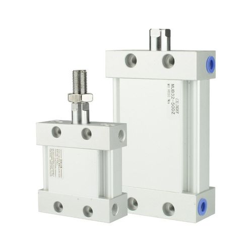 SMC型MU气缸MUB平板式MDUB25 32 40 50 63-20-30-50-75DMZ扁形缸