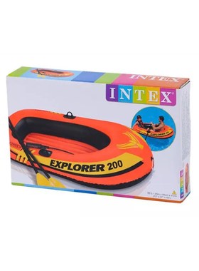 INTEX58331 探险者二人充气船 送船桨和气泵 双人皮划艇钓鱼船
