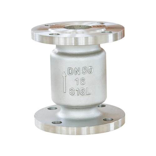 不锈钢304蒸汽立式法兰止回阀H42W-16P/25P/40P/64P升降式止回阀