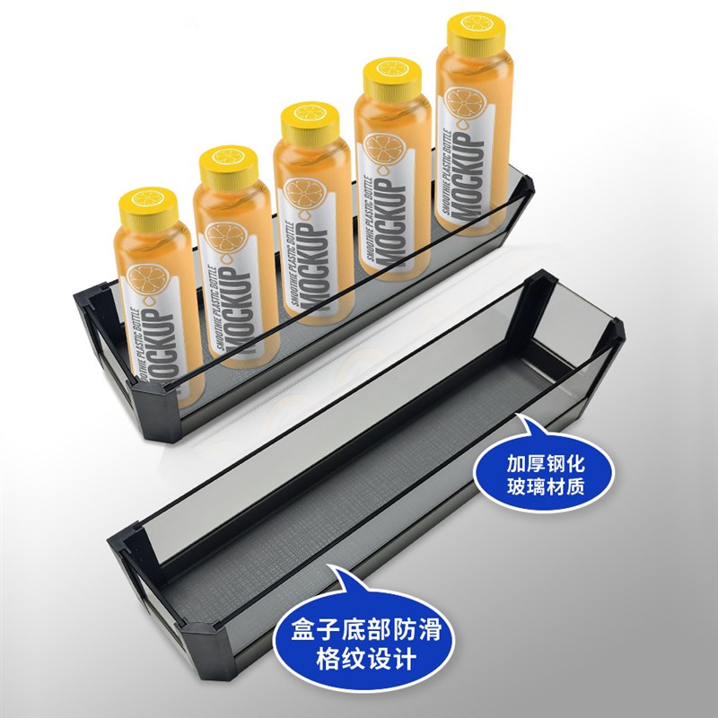 卫生间半墙拉篮侧装抽屉式干湿分离边柜收纳置物架极窄浴室抽拉篮