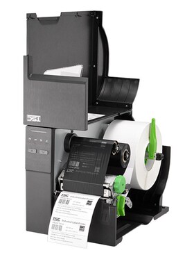 /洗水唛MF3400加宽标签工业打印机条码不干胶打印机