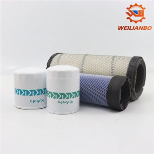徐工挖土机XE75D 75DA久保田机油柴油空气滤芯油水分离器纸柴配件