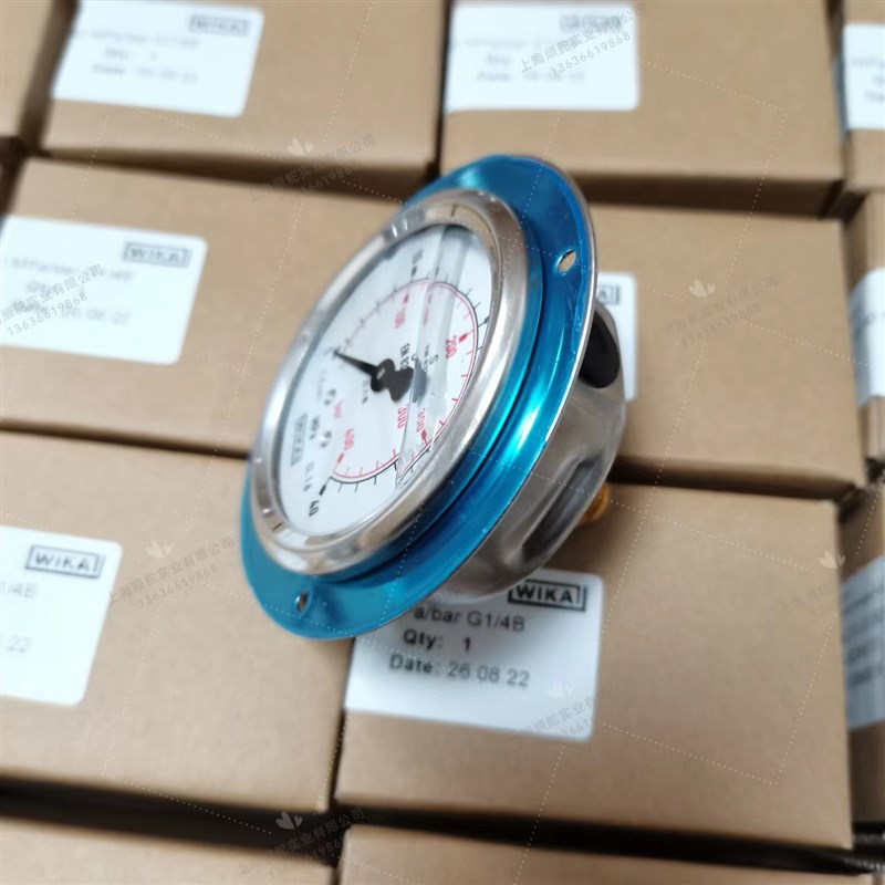 威卡WIKA压力表 213.53.063 0-40mpa 轴向带前法兰 G1/4 现货供应