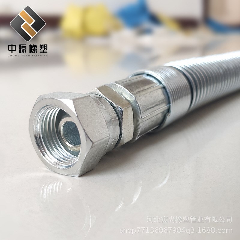 破碎锤油管软管挖机钩机管路配件炮管炮头液压油管4层钢丝胶管