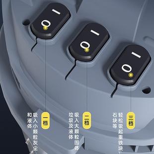 超云大型功率吸尘器工厂车间吸粉尘厂房仓库160L工业用吸水吸尘机