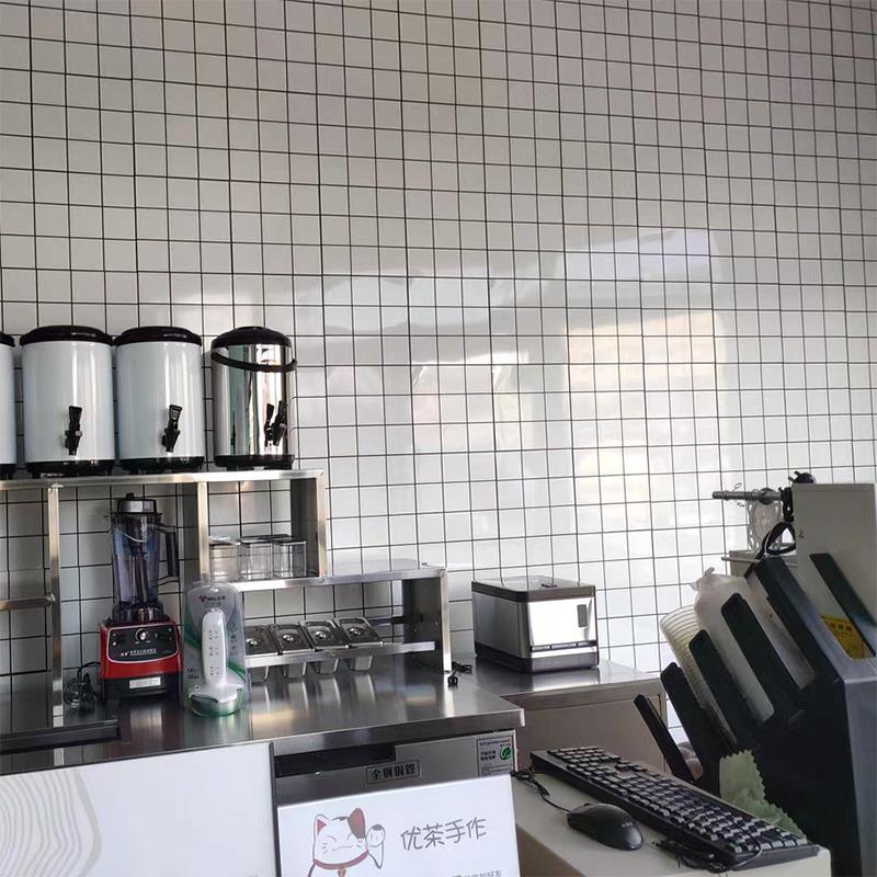 pvc铝塑板硬板仿瓷砖墙贴自粘厨房防火防高温墙板卫生间墙面翻新图片