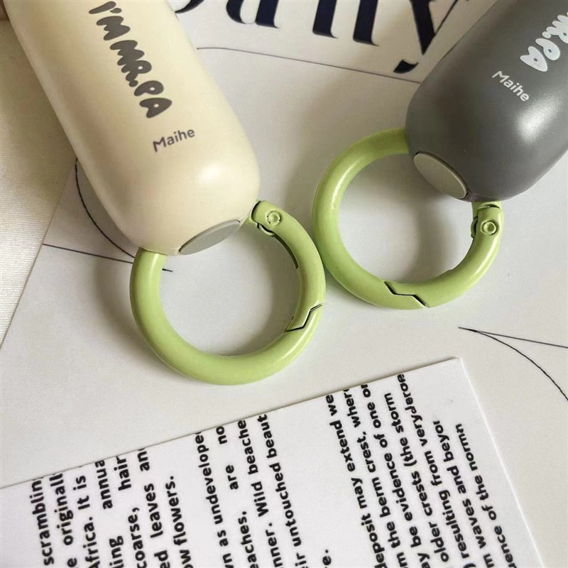 静音卡通便携usb可充电迷你小风扇挂扣三档强风超长待机学生礼物