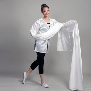 杭纺纺真丝水袖专业上衣藏族舞古典舞蹈戏曲演出服民族舞练习袖子