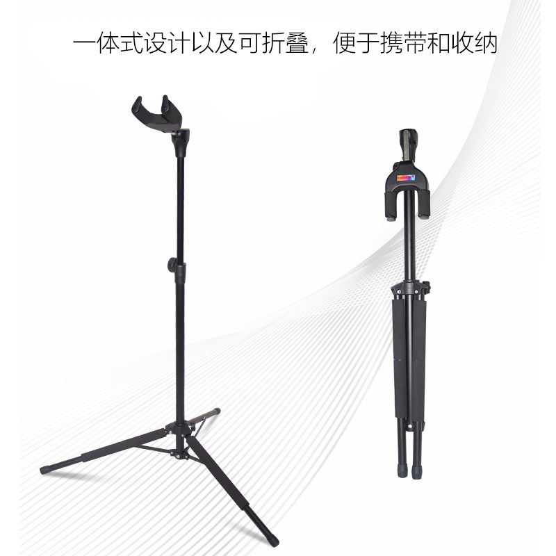 重力自锁吉他支架子 单双头立式地架挂架 民谣电木古典吉他展示架