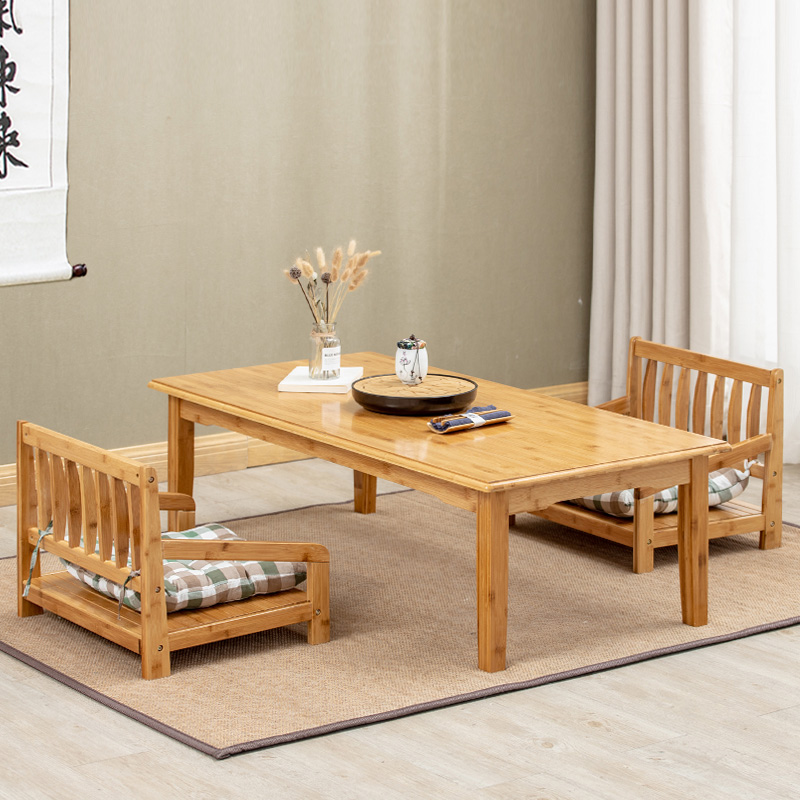 楠竹炕桌炕几榻榻米桌子小茶几日式飘窗矮桌子坐地小茶桌实木茶台