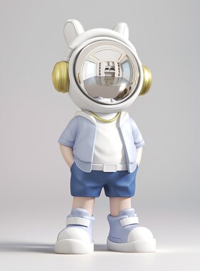 创意宇航员太空人摆件酒柜玄关入户门小装饰品房间改造小物件工艺