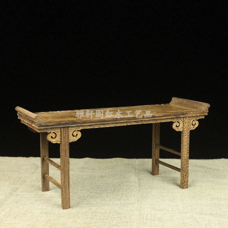 鸡翅木实木小条案微型家具摆件工艺品底座小供桌佛像底座