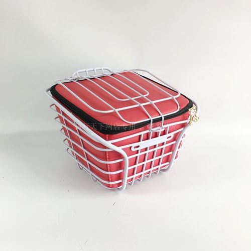 电动车防水车筐车篮防雨防晒包内篓内斜口铁框菜篮子垫子带盖车篓