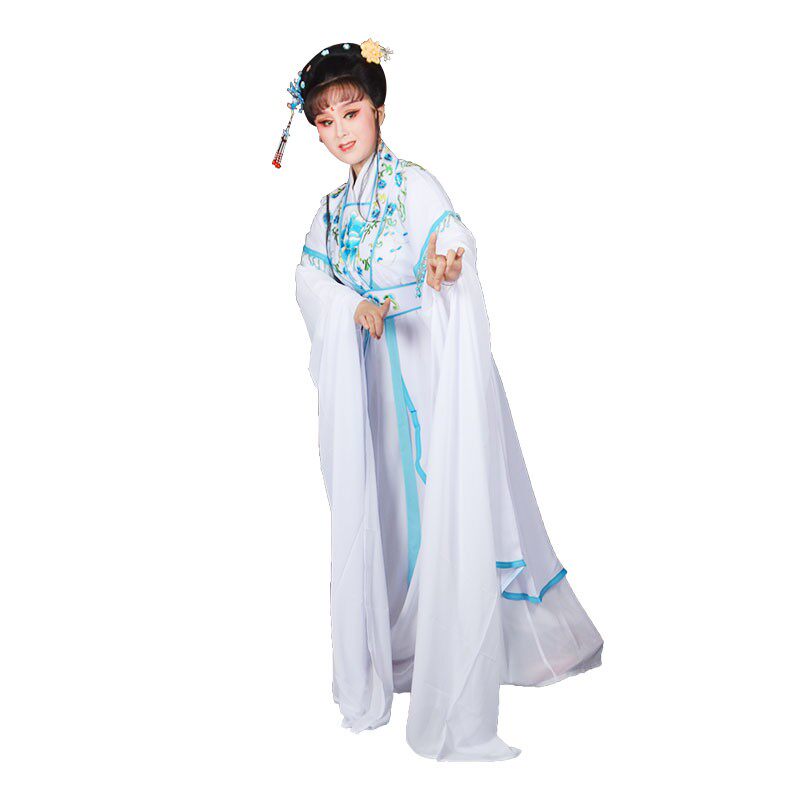 越剧黄梅戏演出服新款女小旦戏服古代花旦衣服小姐丫鬟戏曲演出服