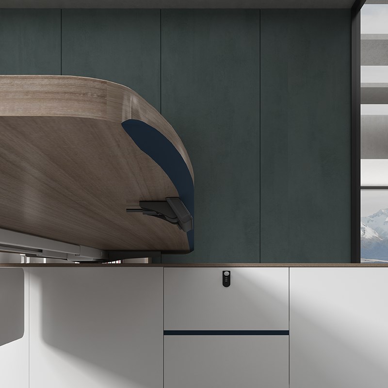 智能双电机电动升降桌电脑桌书房办公桌老板桌主管桌班台升降班台