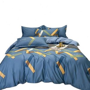 60S纯棉被套单件150X210儿童学生被罩全棉180X200双人200X230定制