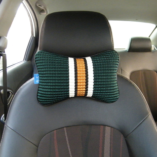 汽车头枕一对夏季 通用汽车座椅枕头 女骨头枕护颈枕记忆棉头枕四季