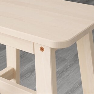 诺鲁克长凳简约欧式成原木色长方形长条换鞋床尾实木凳子床尾凳