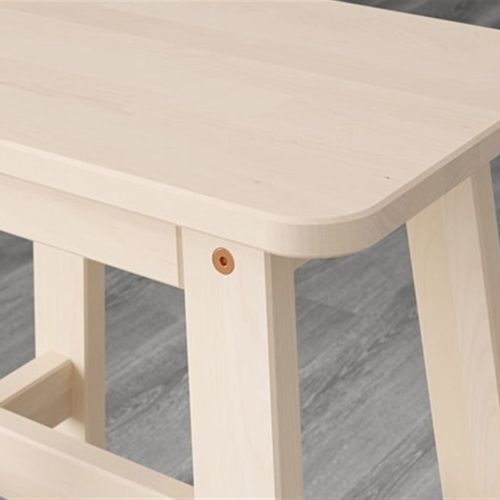 诺鲁克长凳简约欧式成原木色长方形长条换鞋床尾实木凳子床尾凳