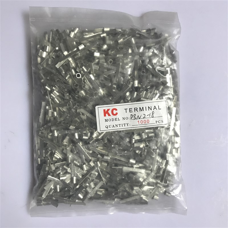 紫铜扁针型裸端头DBN2-18 鸭嘴鼻子 鸭舌端子 扁插针 片型端子