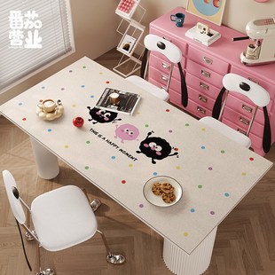家用卡通餐桌垫皮革防水防油隔热垫书桌化妆桌保护垫免洗可擦餐垫