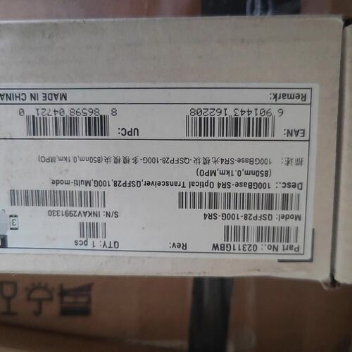 议价QSFP28光模块QSFP28-100G-SR4100G-SR4QSFP-100G-SR4