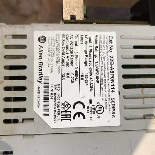 议价22B-A8P0N114 变频器 220v 1.5kw 工控设备维修