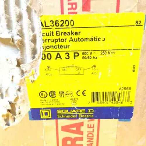 KAL36200 NEW SQUARE D TYPE KAL KAL36200 200 AMP 600 VOLT 3-P