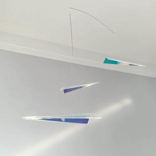 光斑阳光捕手燕子飞机空中平衡吊饰星球吊饰宇宙星空幼儿园环创