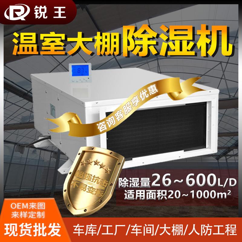 定制工业除湿机樱桃植物间地下车库车间吊顶温室器排湿抽湿机