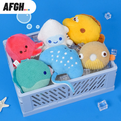 正版AFGH水产毛绒挂件包挂