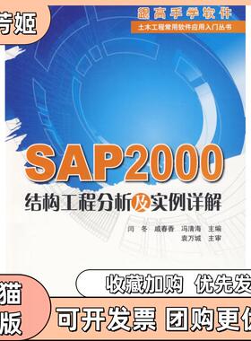 【正版书包邮】SAP2000结构工程分析及实例详解闫冬中国建筑工业出版社