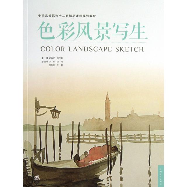 【正版书包邮】色彩风景写生中国高等院校十二五精品课程规划教材赵云龙张玉新中国青年