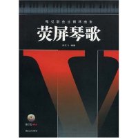 【正版书包邮】荧屏琴歌附光盘电视剧金曲钢琴曲集附赠VCD光盘一张许乐飞湖南文艺出版社