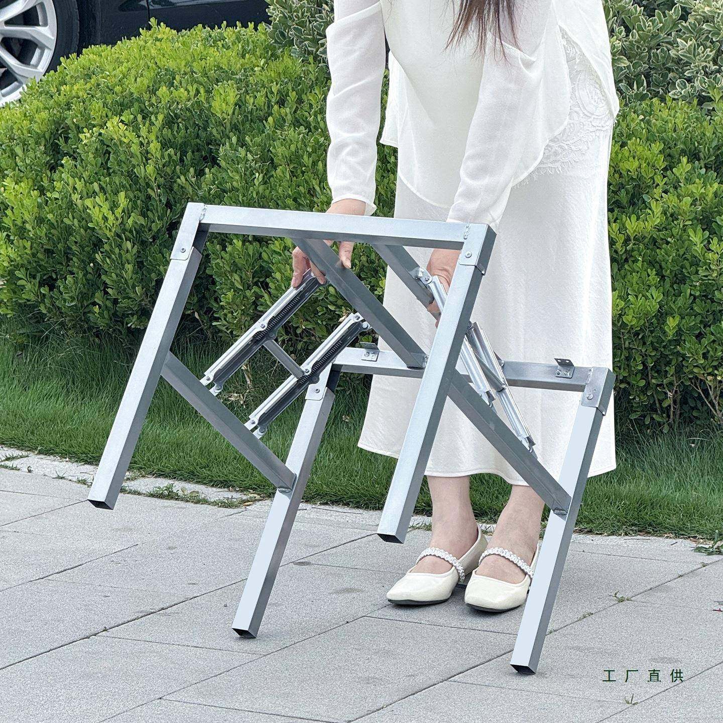 正方形折叠桌腿支架腿桌架铁桌子腿餐桌腿桌架子金属桌脚台面支架,住宅家具,其它家具配件,淘宝优惠券,粉丝福利购,淘宝优惠卷