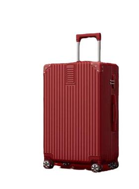 唐酷结婚行李箱陪嫁箱红色箱子拉杆箱女皮箱婚礼用密码新娘嫁妆