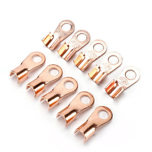 OT系列端子头开口紫铜接线端子铜鼻子10个装 伊莱科OT 600A