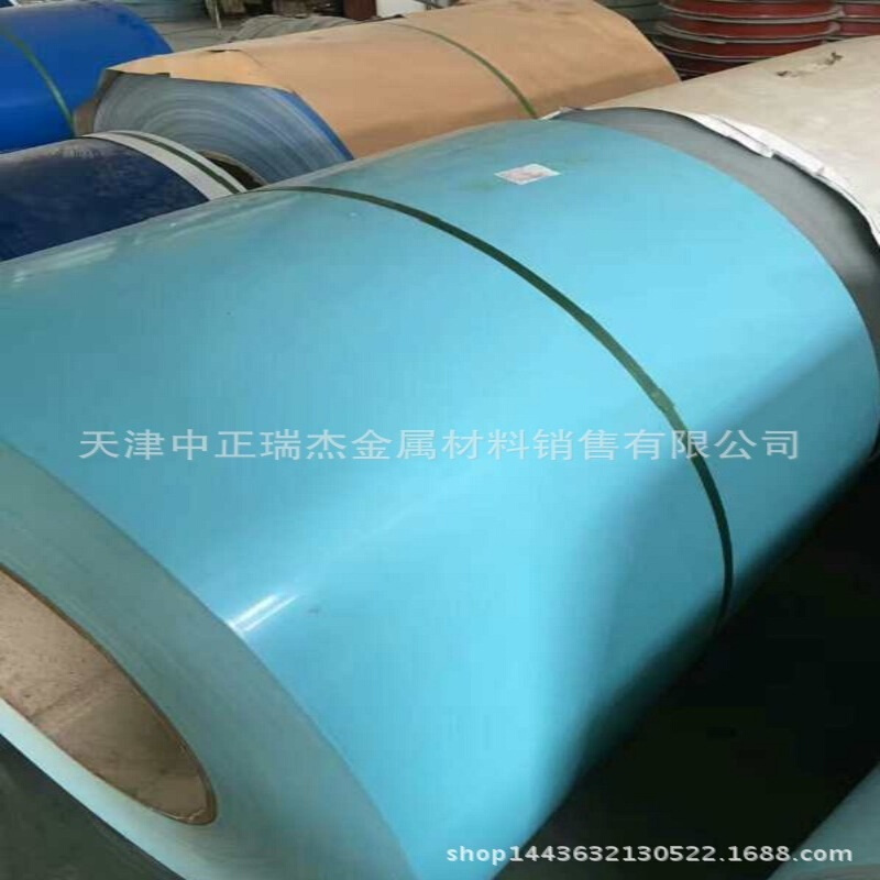 天津制做天蓝色彩钢板 波纹板 隔热瓦  楼承板 颜色配件齐全