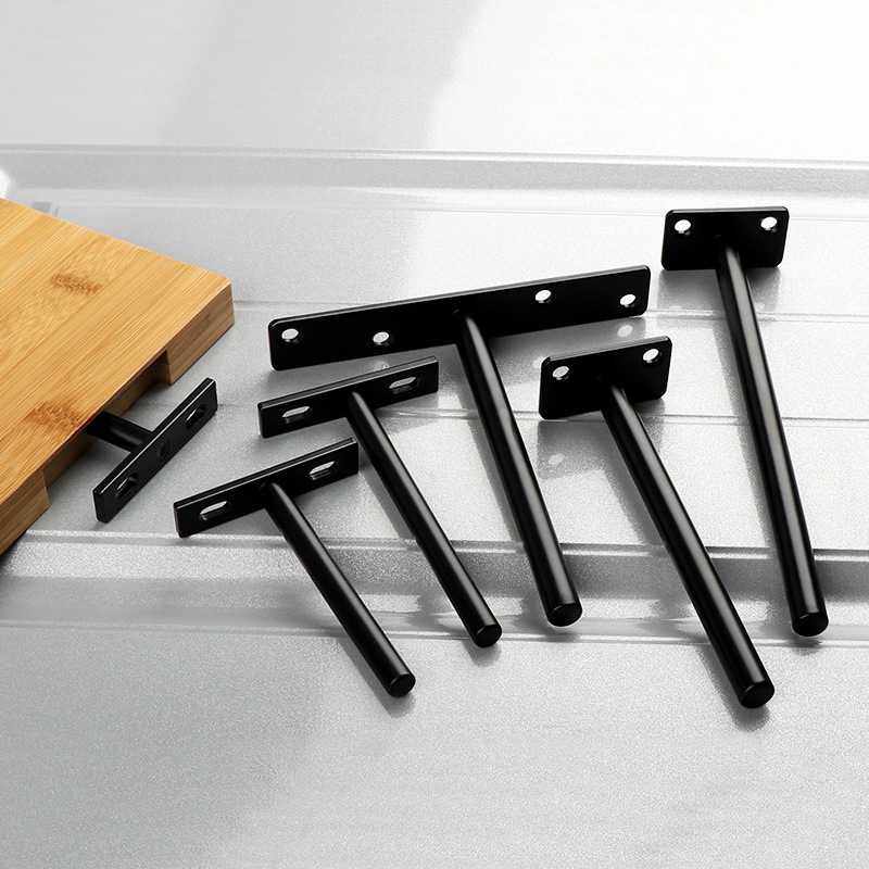 厂家订制墙上悬挂五金支架T形黑色隐形暗装隔板托架层板配件托架,基础建材,家具连接件,淘宝优惠券,粉丝福利购,淘宝优惠卷