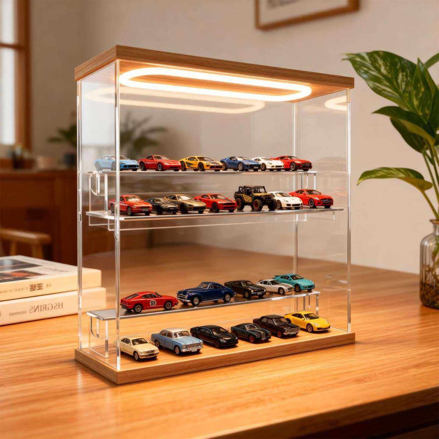手办展示盒合金车模型玩具仿真车整理盒可叠加展示架亚克力收纳盒,收纳整理,手办收纳盒,淘宝优惠券,粉丝福利购,淘宝优惠卷