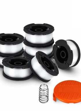 替代BLACK+DECKER AF-100-3ZP更换线轴割草线 尼龙割草头 打草绳