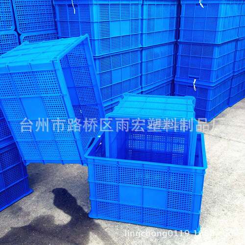 注塑强度高755全新塑料周转筐物流仓库收纳胶箱蔬菜水果转运框