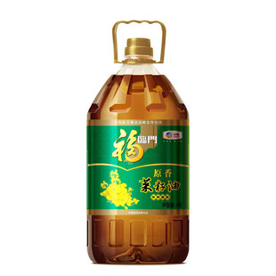福临门炒菜家用油 非转基因原香菜籽油4L