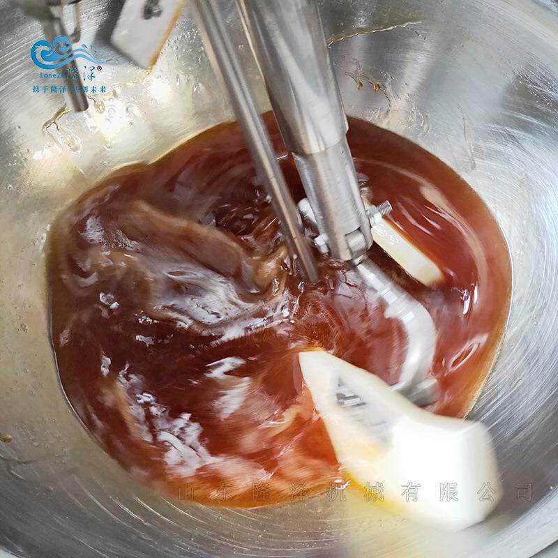 全白自动熬 牛轧糖炒制设605备 砂糖搅糖拌炒锅 锅炒焦糖色设备