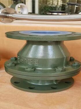 厂家直供衬氟止回阀H44F46-16C铸钢旋启式止回阀腐蚀海水酸