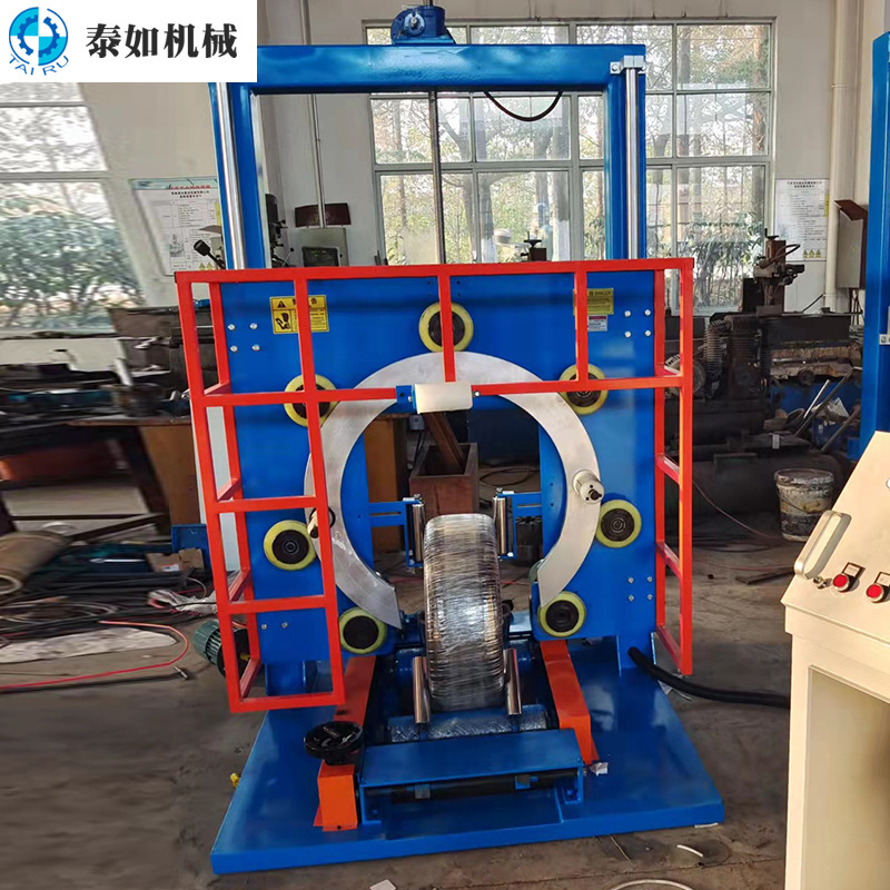 厂家定制PERT排水管缠绕包装机 铜卷铝卷绕带缠膜机 软管打包机