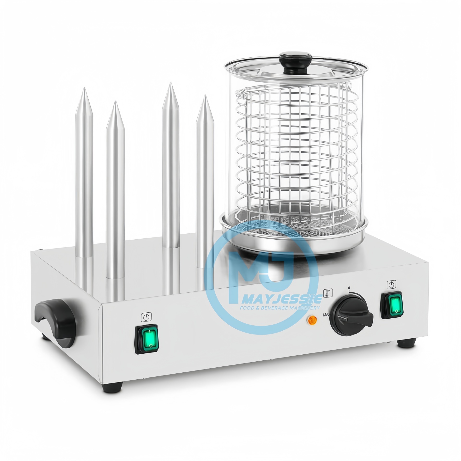 台湾热狗机烤肠机商用小型家用台式烤火腿肠机迷你全自动烤香肠机