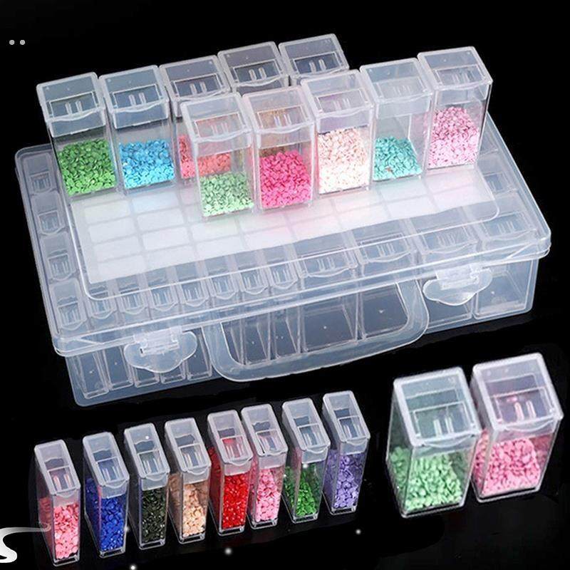 分装盒组合方格美甲首饰钻石画收纳盒分钻盒十字绣工具大号瓶子,居家布艺,其他/配件/DIY/缝纫,淘宝优惠券,粉丝福利购,淘宝优惠卷