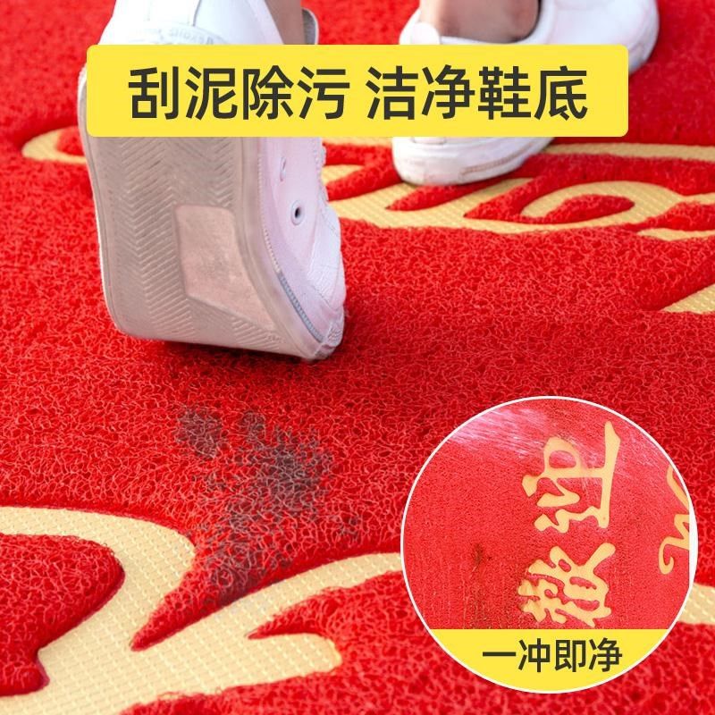 红色喜字入户门地垫结婚进门脚垫门口婚房红地毯家用新款喜庆门垫,居家布艺,入户地垫,淘宝优惠券,粉丝福利购,淘宝优惠卷